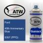 Preview: Ford, 40th Anniversary Blue, 5357 (PPG): 400ml Sprühdose, von ATW Autoteile West.